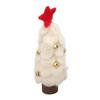 Wool Felt Christmas Tree Wood Small Christmas Tree Decorations for Home Display Window White