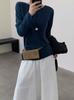 Suede Phone Bag Vintage Crossbody Sling Chest Pack with Flap Closure Shoulder Purse