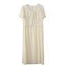 Large size women's elegant fake two-piece dress summer new French thin beautiful long dress 252746