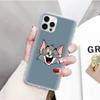 JT49 Tom and Jerry Transparent Case for Samsung A04 A14 A23 M33 M53 Realme 10 9 C35 C55 VIVO Y02 X80 Infinix Hot 30 Note 11 Tecno Spark 8P Pro