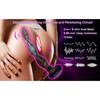 Bendable Electric Pulse Heating Prostate Massager Sex Toys 3-in-1 Anal Beads Butt Plug for Men Women Couple Adult