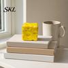 Stress Reduction Gadget Fake Cheese Squeeze Toy, Anxiety Relief Cube Sensory Toy Slow Rising Pinch Home Office Relaxation Tool