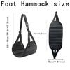 Foot Sling For Airplane Travel Portable Comfort Rest Sling With Extended Adjustable Strap Airplane Leg Hammock For Relax Your