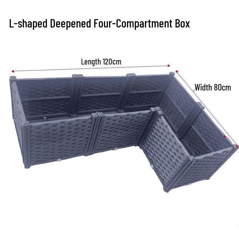 Modular Planting Box for Vegetables, Seedlings, Flowers, and Trees – Ideal for Balcony or Greenhouse Use