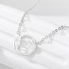 Moon Sun Pendant Necklaces For Women Minimalist Coin Stainless Steel Gold Choker Charm Necklace Vintage Jewelry BFF