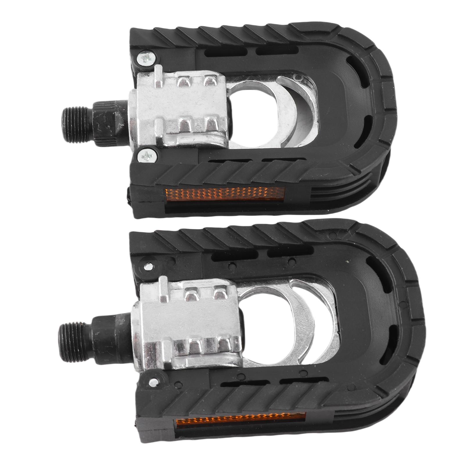 

Lightweight and Foldable Road Bike Pedals, 4.8 * 2.8 * 1.1 Inch, 15 Ounce, Pair of Pedals, U: Pull Out, Relse, Do Not Force, Do Not Force, Force Point