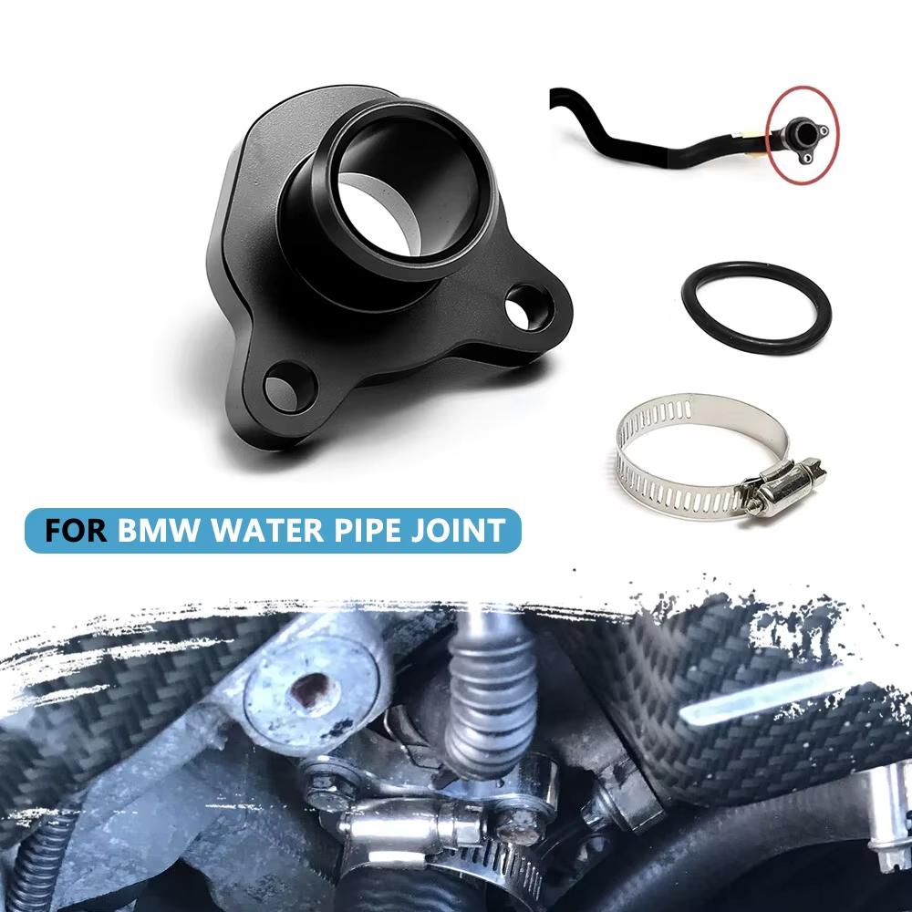 For 335i Coolant Hose Connector Engine Cooling System Aluminum Alloy Replacement Part, 11537541992 11537544638