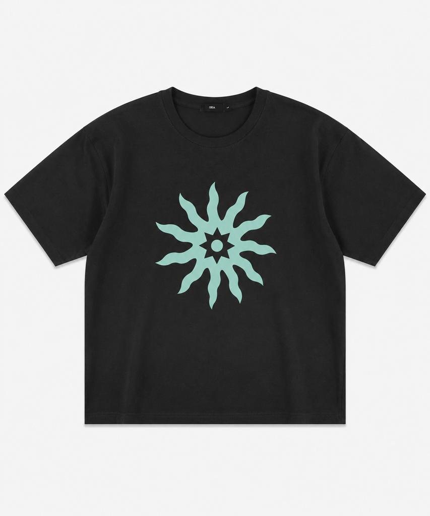 Ousa Solar Bloom Printed Short Sleeve T-Shirt 7 Colors