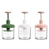 Freestanding Manual Press Foaming Cleanser Bottle, Clear Dispenser for Bathroom Sink Area, Travel Kits and Dorm Use