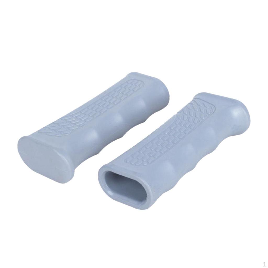 2 Stück Rollstuhl Handgriffe Ersetzen Ersatzteile für Transportstuhl