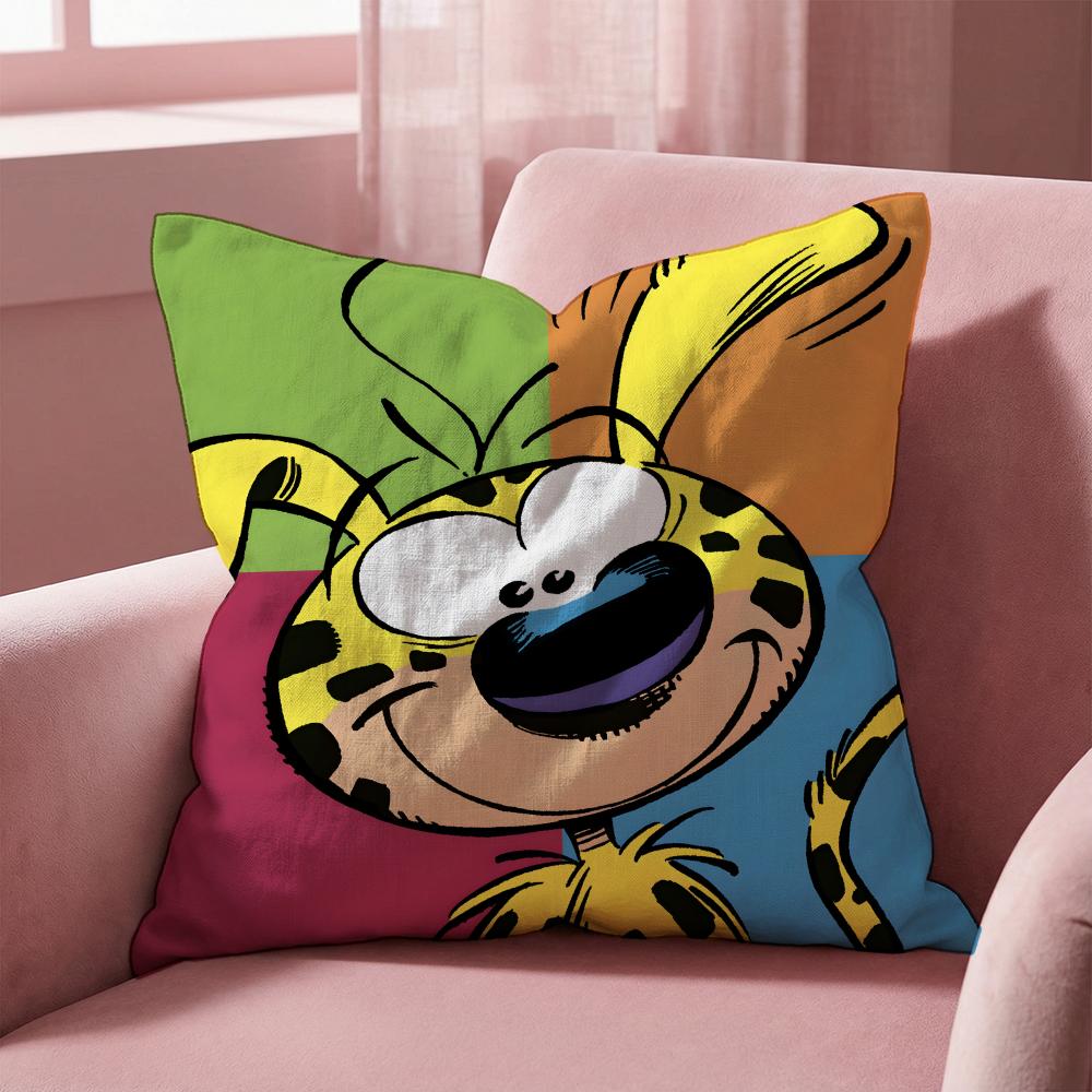 M-Marsupilami CARTOON Kissenbezug Mehrzweck-Kissenbezug für Zuhause & Auto - Wendbar, Weich & Langlebig für den täglichen Gebrauch