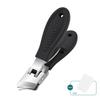 Large Jaw Openning Nail Clipper Thick Hard Slanted Nail Cutter Stainless Steel Manicure Tools Toe Cutter Trimmer Anti-Splash
