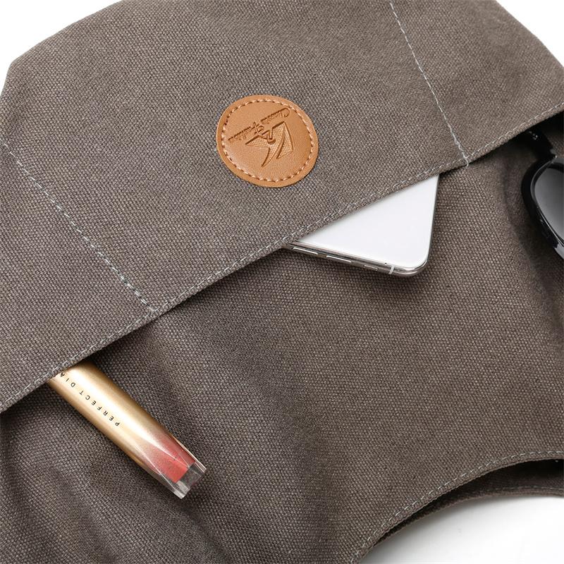 Canvas Shoulder Bag Large Capacity Tote Bag Women's Commuter Underarm Bag
