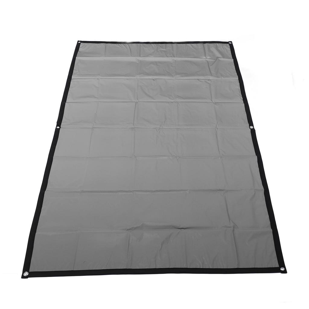 Movie Projector Screen Synthetic PVC Anti Light 16:9 Foldable Portable Wall Mount Projection Screen with Hooks for Home