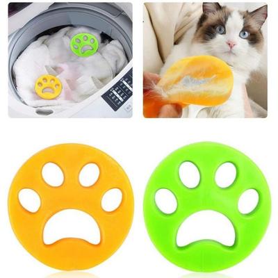 1Pcs Pet Fur Remover Pet Hair Removal Silicone Hair Stick Clothing Duster Pet Hair Holder Hair Sticky Pad Laundry Ball