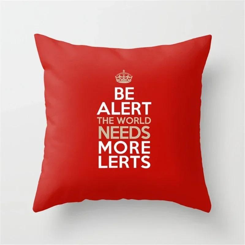 Cute Red Print Geometric Red Plaid Pink Lolita Pillow Cover Decorative Modern Nordic Throw Pillow Cover