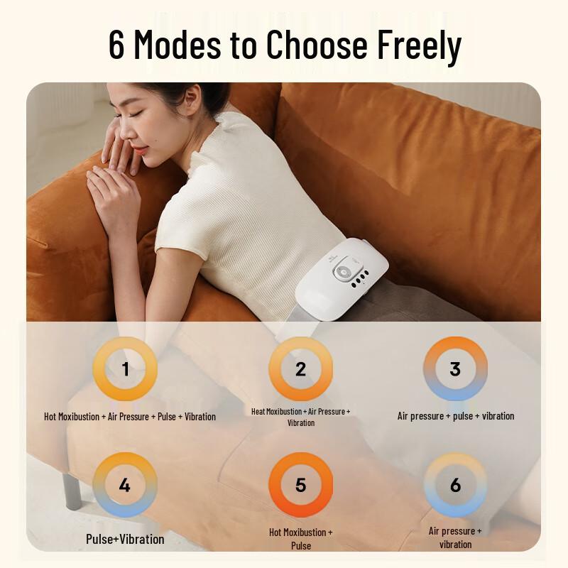 HEZHENG Wireless Human-Like Pulse Waist Massager CN Plug (adapter Included)