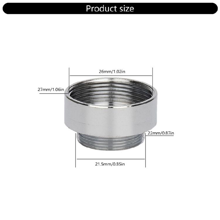 20 Pieces Tap Adapter Set Multipurpose Water Tap Connectors Thread Adapter for Kitchen Faucets and Garden Hose Use