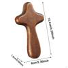 Collectible Wooden Cross Handheld Design Small Religious Item for Living Room Decor