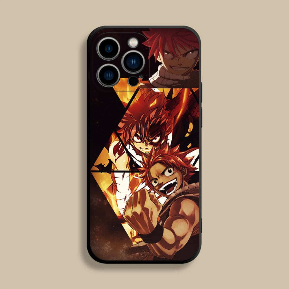 Anime Fairy Tail Comics Phone Case For iPhone 17,16,15,14,13,12,Pro,Max,Plus,E,SE4,Air,Mini Black Soft Cover