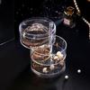 Örhängelåda Transparent för sovrum Stor kapacitet 3/4/5 lager Byrå Smycken Eardrop Dangler Organizer Praktisk förvaring