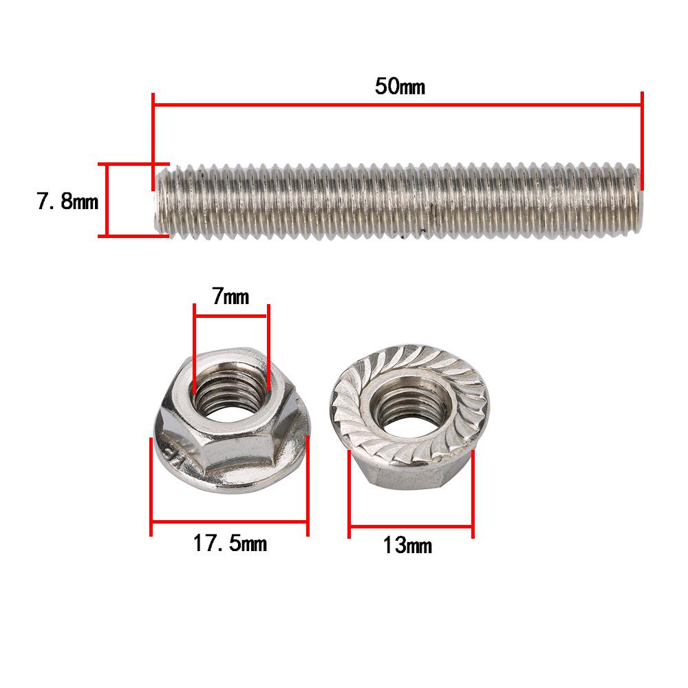 Stainless Steel Exhaust Manifold Bolt Kit for Ford 4.6/5.4 V8 Engines
