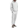 Men's 2 Piece Outfits Knit Jacquard Pullover Sweatshirt Tracksuit & Joggers Sweatpants Sweatsuit Sets with Pockets