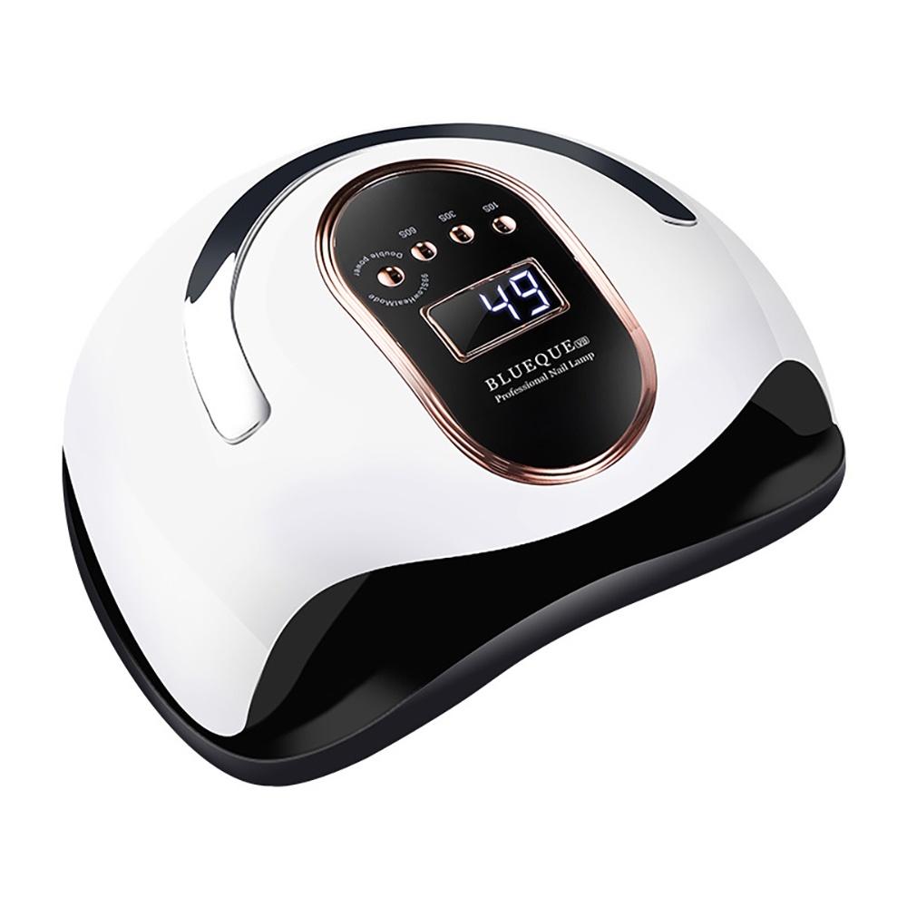 LED UV Lamp 168W Professional Nail Lamp Fast Curing Nail Dryer for Gel Polish Black/White