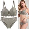 European and American Sexy Bra Set with Lace Embroidery Fashionable Lingerie Comfortable and Skin-friendly Panties