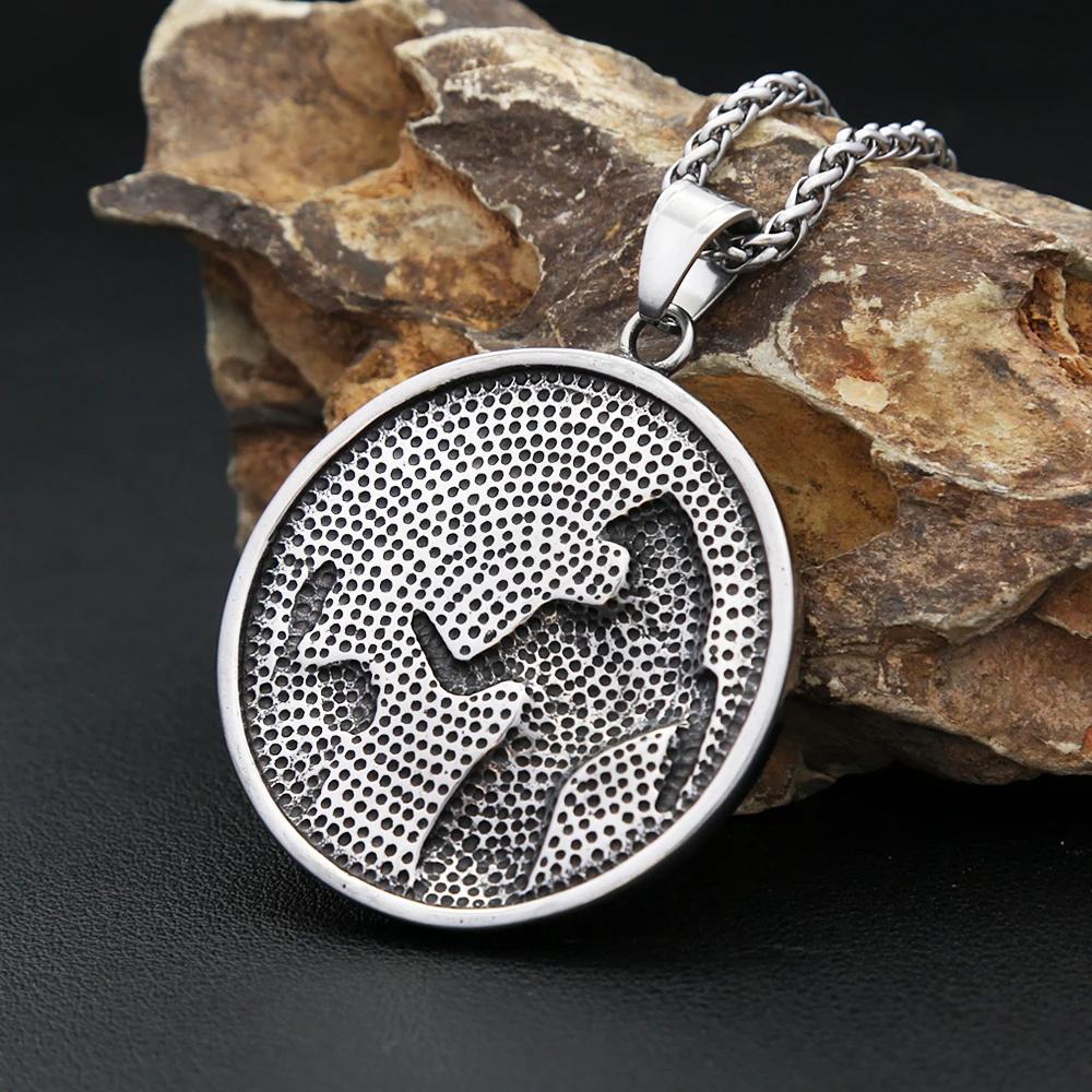 Forntida egyptisk symbol Anubis gud död farao mytologi hänge halsband män kvinnor rostfria stålkedjor smycken gåvor