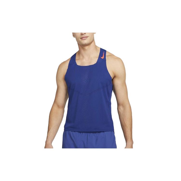 

Спортивная майка Nike с однотонным логотипом и сетчатым принтом, мужские топы, синие DM4624-455