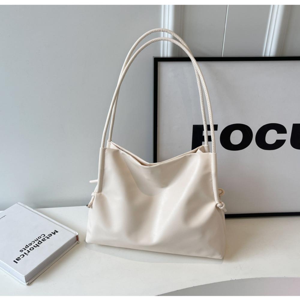 High Capacity Hand Bag Fashion PU Popular Tote Bag Trendy Temperament Shoulder Bag Female