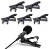 Lapel Microphone Clip Set of 5 Microphone Iron clip Holder for Voice Recording  Microphone Handsfree Accessories