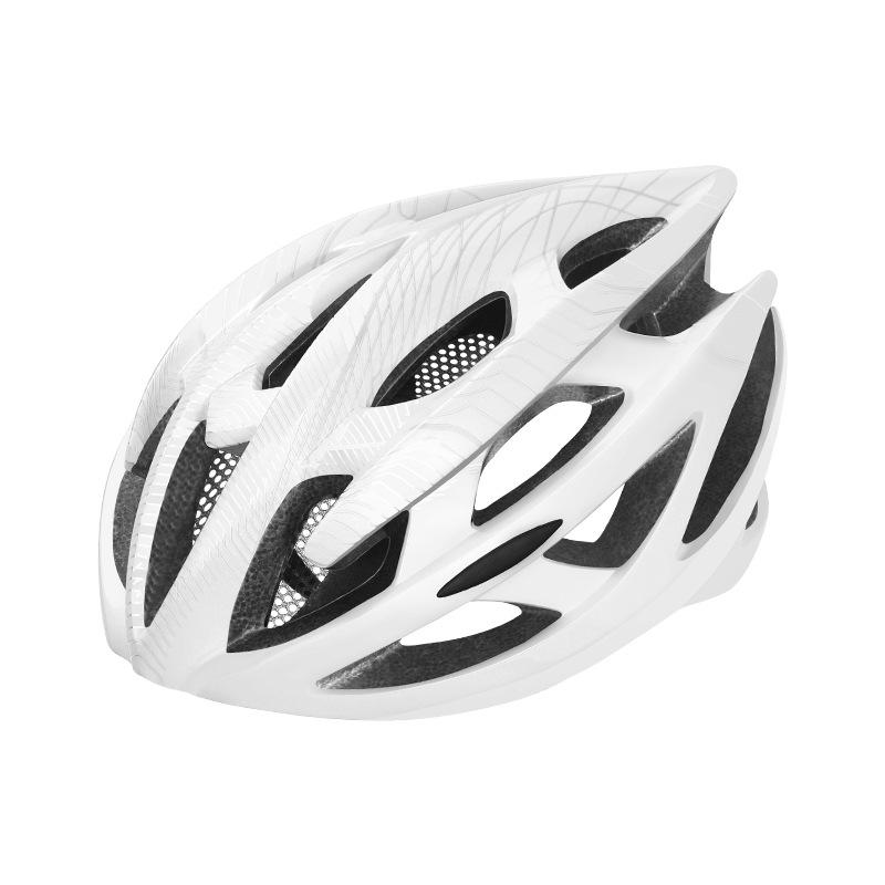 

Bicycle helmet riding gear men s mountain bike helmet summer hard hat road bike hat riding hat M білий