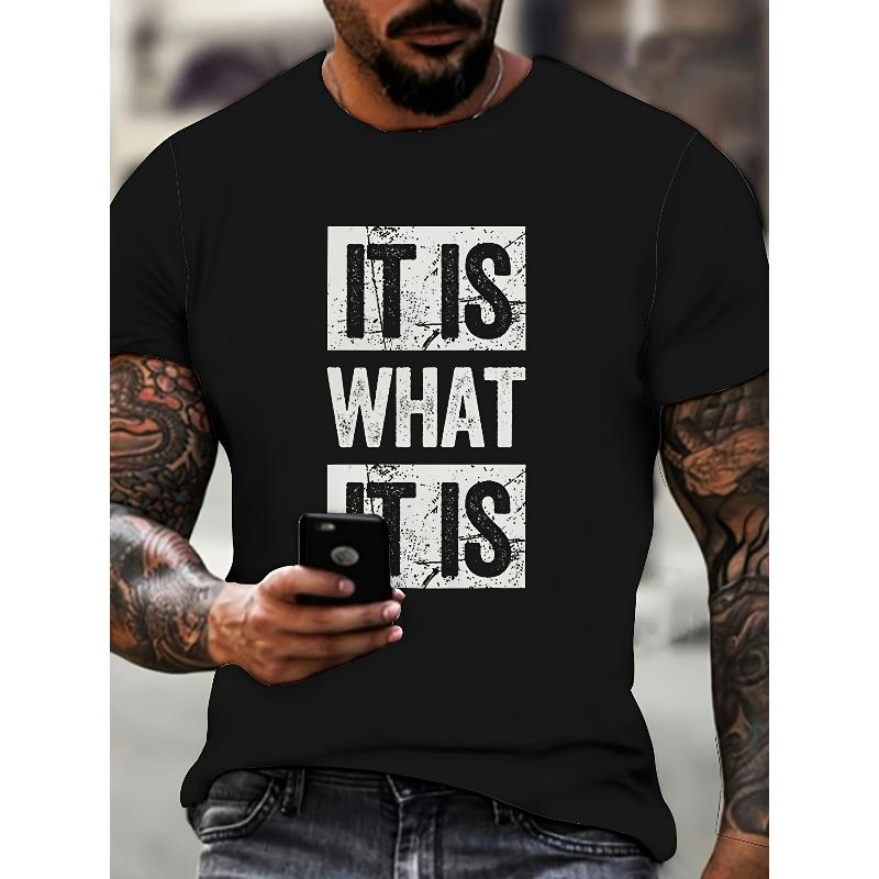 

European sizes Men S Short-Sleeve Summer T-Shirt with a Round Neck, Featuring a Comfortable Casual Outdoor Letter Design, Plus Size 4XL чорний