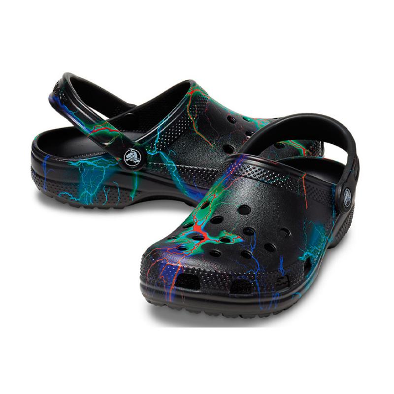 Crocs Classic clog casual and comfortable hole sandals unisex black
