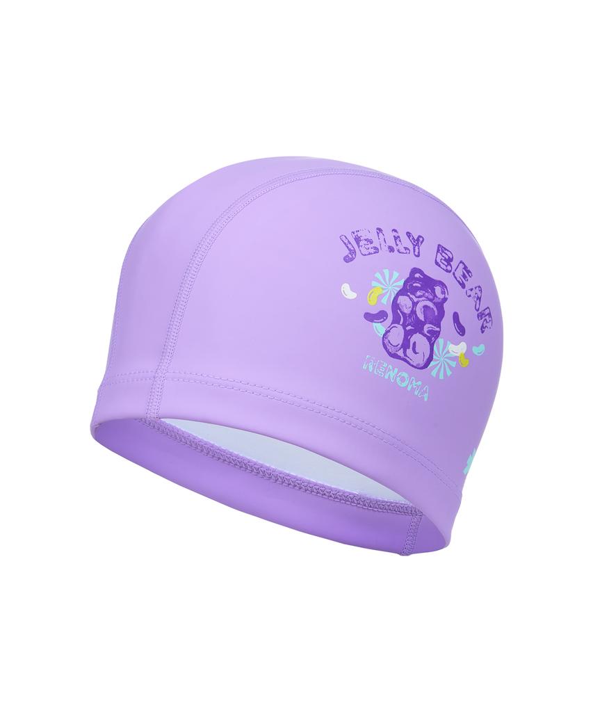 Lenomasuyeongbog Adult Jelly Bear Pu Swim Cap Lavender Ro-Rc2F712-Lv
