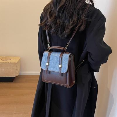 Einfacher Rucksack Damen College-Stil Schultasche Neue Mode Lässiger kleiner Rucksack Personalisierte Reisetasche
