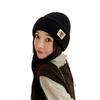 Korean Style Autumn and Winter New Knitted Hat Japanese Style Simple Warm Woolen Hat  Ear Protection  Cold Protection  Cycling Flip Up Hat