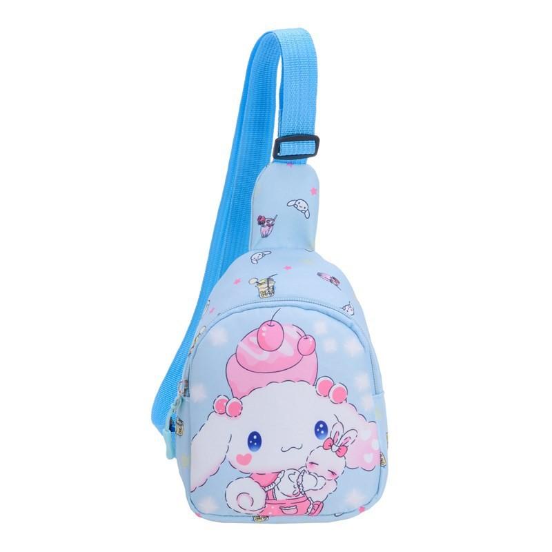 Hello Kitty Kuromi Melody Pattern Kids Chest Bag With Polyester Material And Breathable Design For Daily Use In Kindergarten