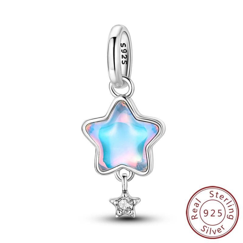 

Подходят для оригинальных браслетов Медные чары-подвески Reamy Aurora Star для женщин Изысканные украшения DIY для изготовления подарков для вечеринок