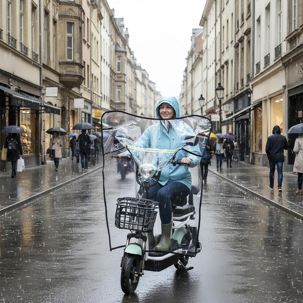 Motorrad-Windabweiser Winddicht Klar Schnell zu montieren Elektroroller Windschutzscheibe Für Männer Frauen Familie Freunde Ehefrau Ehemann