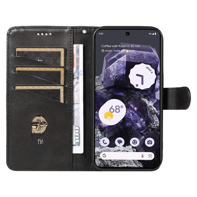 Pro Google Pixel 8 Pouzdro Kožený Kryt na Telefon s Peněženkou a Horizontálním Stojánkem