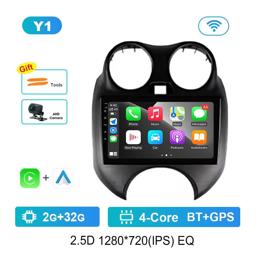 Android Intelligent System for Nissan March K13 2010 - 2013 Car Video Multimedia 9'' GPS Navigation 4G HD Screen Cooling Fan