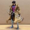 Marvel Comics Style Gambit Mafex131 Articulated Manga Action Figure Poseable Collectible Model Kit X-Men Fans Birthday Gift Toy