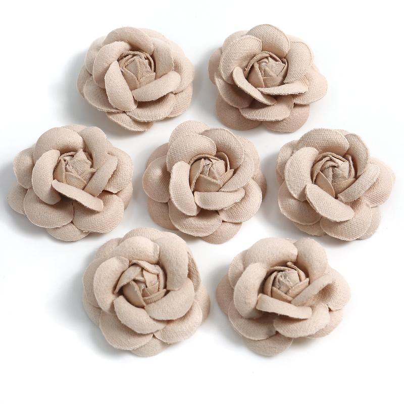 2/5Pcs Rose Artificial Flowers 5CM Fake Flowers for Home Decor Wedding Decoration DIY Craft Gifts Wreath Scrapbook Accessories