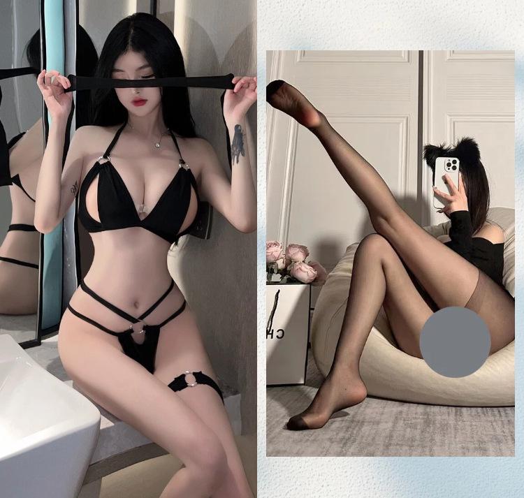 Sex Underwear Sexy Clothing Large Size Transparent Pajamas Passion Suit Uniform Temptation Bundle Suit