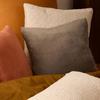 Removable Flannel Cushion 38 X 38 Cm "Ollis" - Dark Grey Ollis -