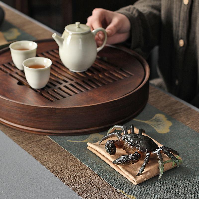 Yixing herbata dla zwierząt domowych ozdoba podlewanie zmieniająca kolor dekoracja kraba osobowość twórcza może podnieść butik ze sztuką herbaty