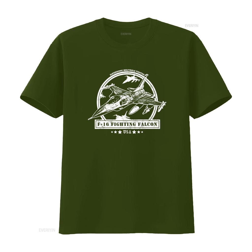 F 16 Fighting Falcon Letadlo Tričko Vintage Unisex Streetwear Měkká Móda Pohodlné Pánské Pružné Grafické